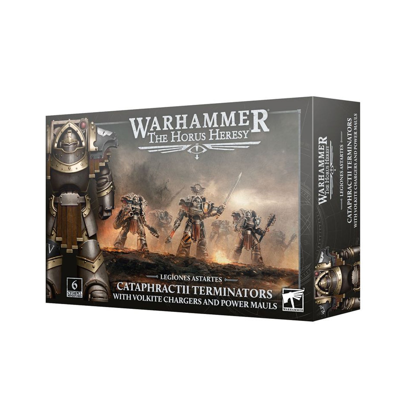 Cataphractii Terminators with Volkite Chargers and Power Mauls