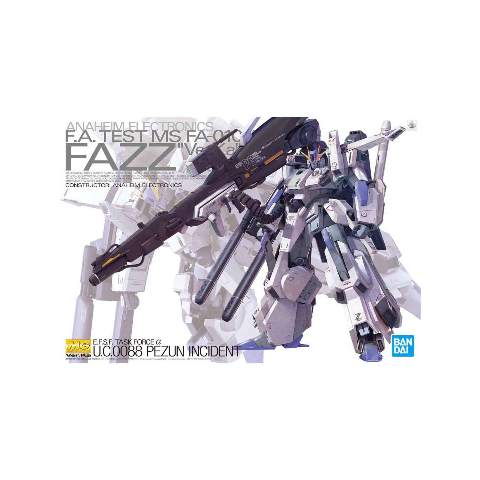 FAZZ Ver. Ka (MG 1/100) – Hobby Factory