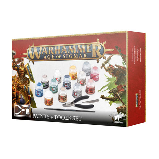 Age of Sigmar: Paints + Tools Set