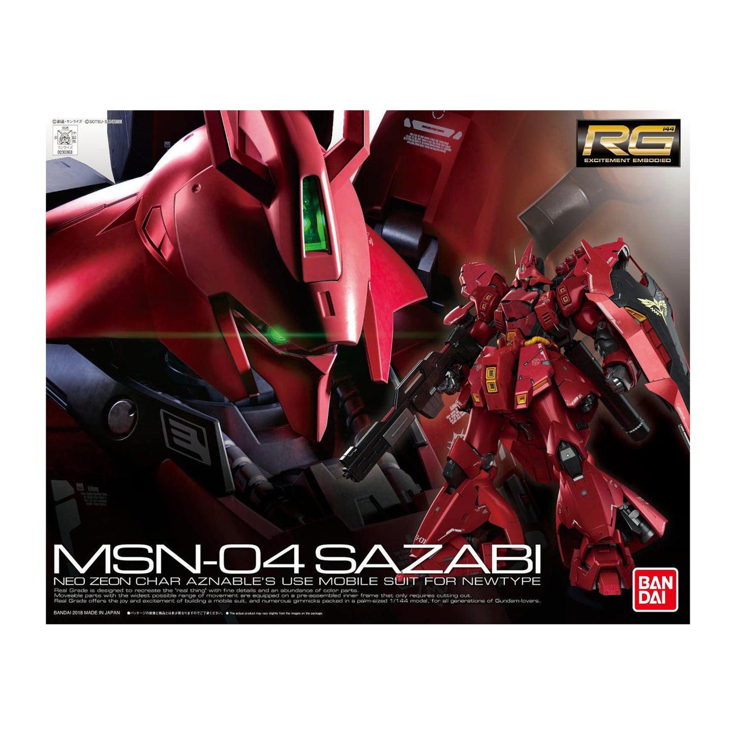 Sazabi MSN-04 - Char's Counterattack (RG 1/144)