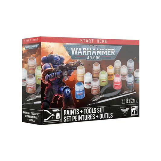 Warhammer 40,000: Paints + Tools Set